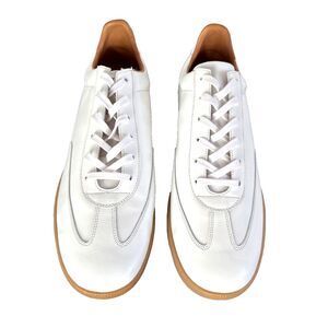 Beckett Simonon Men's Size 11.5 Rivera Trainers White Shoes Leather Sneakers NEW